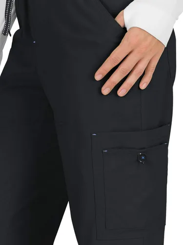 Vista 3 de KOI Basics - pantalón médico de cintura baja y cómodo para mujer