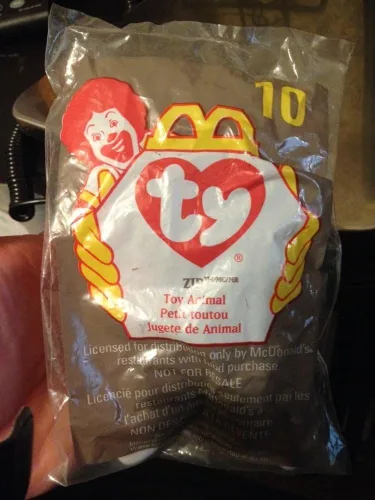Vista 2 de TY ZIP Teenie Beanie Mcdonalds Nuevo en bolsa! 1998 #10#por:hogcountrycollectibles