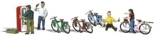 Vista 2 de Woodland Scenics Bicycle Buddies Escala HO