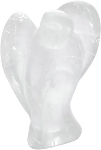 Vista 24 de SUNYIK, estatua de bolsillo de ángel guardián esculpida a mano, curación Reiki espiritual, figura esculpida., piedra ojo de tigre, Tiger's Eye