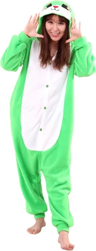 Vista 13 de Honeystore Pijama unisex cálida para adultos, cosplay, conejo, ropa para el hogar Azul