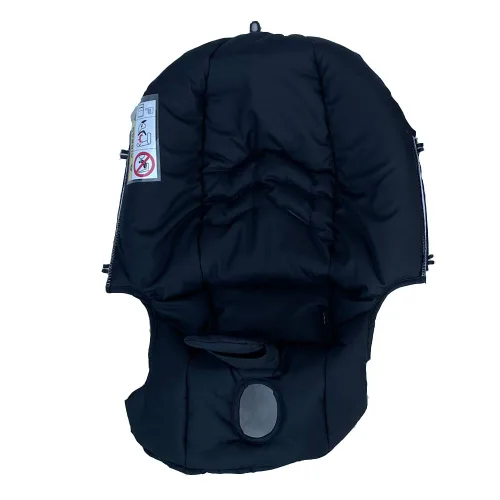 Vista 5 de Kit de cambio y lavado, cubierta protectora para sombrilla del dosel, compatible con los cochecitos con asiento de automóvil Doona (Beige y Negro)