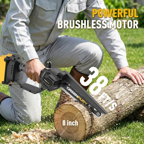 Vista 4 de Sierra de poste inalámbrica 2 en 1 compatible con batería Dewalt 20V MAX (solo herramienta) Alcance extendido de 14 pies, motor sin escobillas