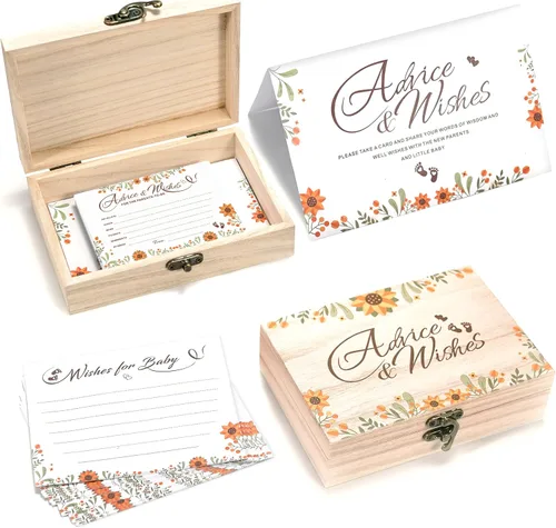 Vista 8 de Consejos y deseos para la futura novia, tarjetas de consejos de boda para decoraciones de despedida de soltera, juegos de despedida de soltera, caja