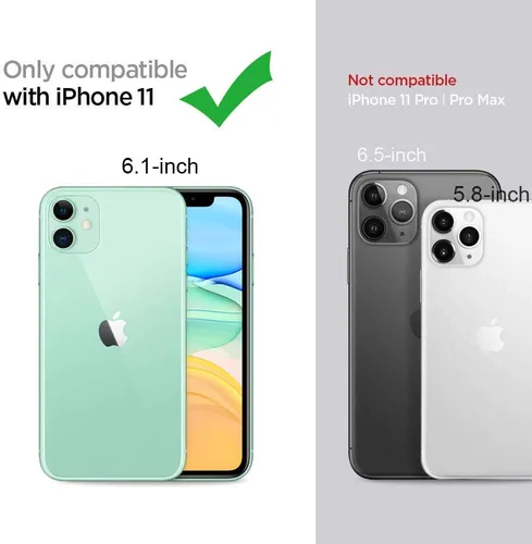 Vista 3 de Funda compatible con iPhone 11, bonito soporte para correa, margarita floral Soporte de muñequera, diseño estético suave, asa de dedo ajustable