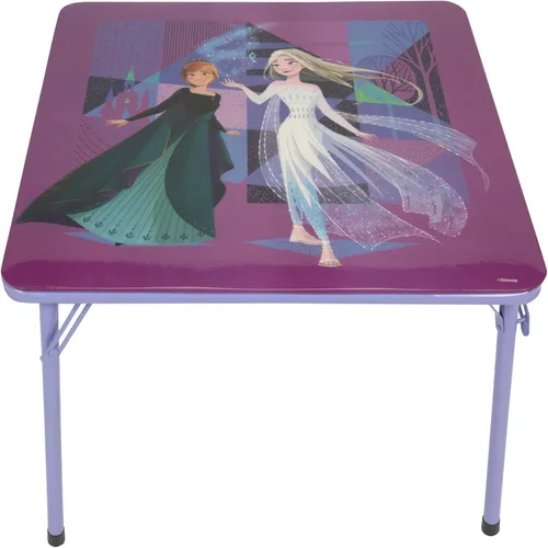 Vista 5 de Disney Frozen Juego de mesa y sillas plegables para niños de 36 meses hasta 7 años, incluye: 1 mesa