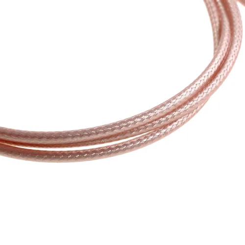 Vista 4 de 2 unids 3.3 ft/39.3 "SMA macho en ángulo recto a SMA macho extensión de ángulo recto RG316 cable coaxial puente ideal para transmisión de señal