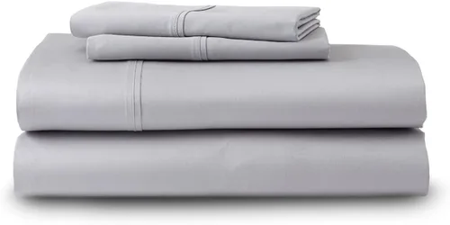 Vista 9 de GhostBed California King Cooling - Juego de sábanas de lujo de algodón Supima y Tencel, resistente a las arrugas con bolsillos profundos, 6 piezas