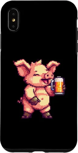 Vista 8 de iPhone 12 mini Pig Beer Party Comic Gamer Case