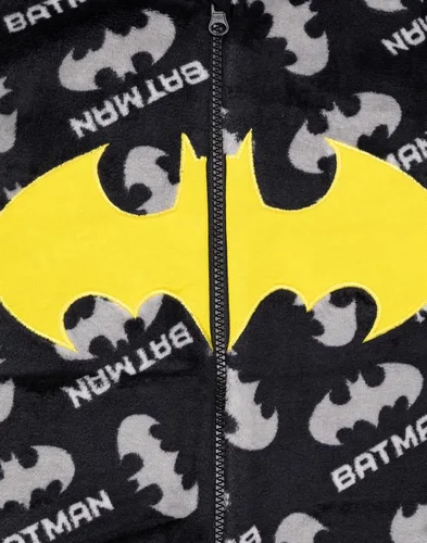 Vista 6 de DC Comics Batman Onesie Boys Kids Dark Knight Black All In One