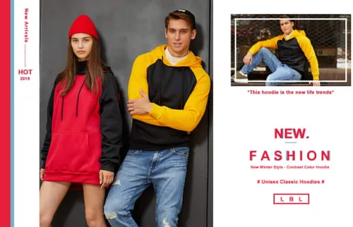 Vista 7 de LBL - Sudadera con capucha para hombre de mezcla suave con bolsillo tipo canguro