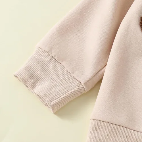 Vista 19 de BemeyourBBs Conjunto de sudadera de manga larga de pavo para niña con pantalones acampanados, ropa de otoño