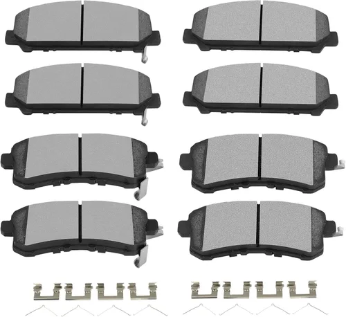 Vista 29 de D373 D374 SCITOO - Juego de pastillas de freno de disco para Honda Civic 1988-1989