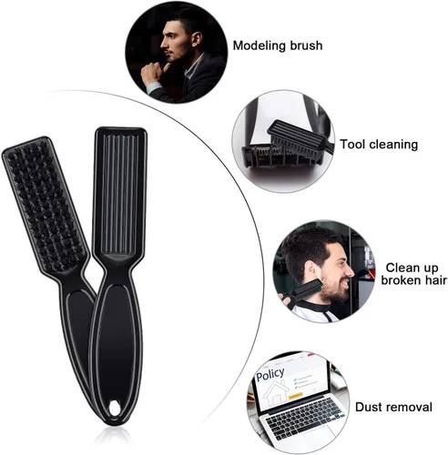 Vista 3 de Herramienta de cepillo para cortar el cabello, cepillo de uñas para limpiar Clippe