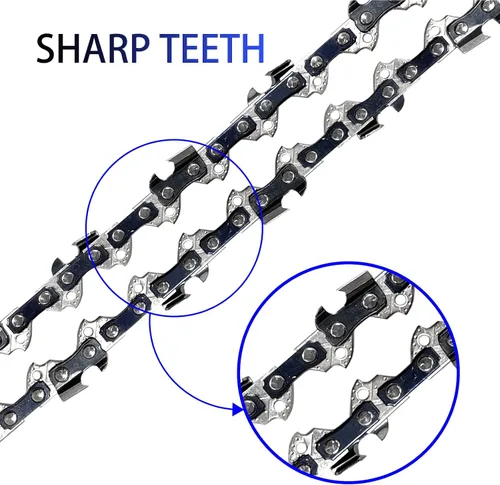 Vista 5 de 3 cadenas de motosierra de 10 pulgadas, cadena de repuesto para WORX WG309, cadena de 10 pulgadas para Sun Joe SWJ803E SWJ807E - 3/8 pulgadas, 050