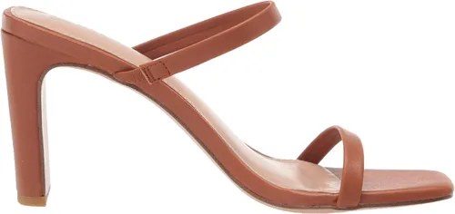 Vista 7 de The Drop Women's Avery Square Toe Two Strap High Heeled Sandal