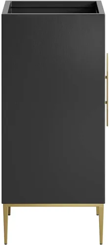 Vista 4 de Modway Awaken Mueble de tocador de baño, 18 pulgadas, color negro