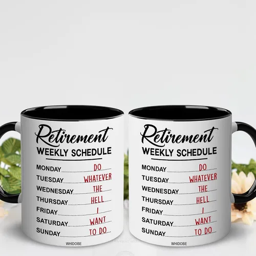 Vista 6 de WHIDOBE Regalo de jubilación – Regalo para hombres y mujeres de jubilación – Regalos para jubilados – Regalos de calendario semanal de jubilación