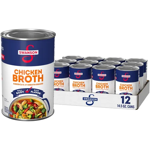 Vista 7 de Swanson Natural Goodness - Caldo de pollo con un 33% menos de sodio, lata de 14.5 onzas