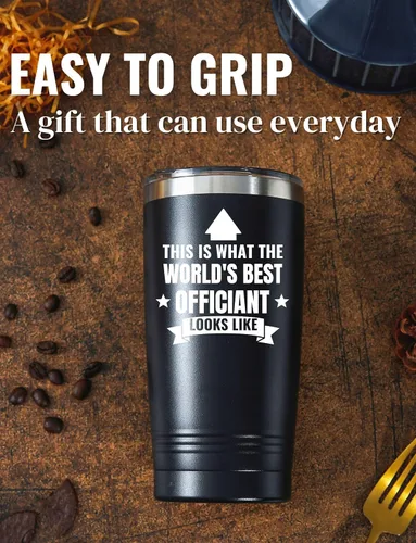 Vista 4 de Onebttl Regalos oficiales para hombres y mujeres, regalo oficial de boda para novios, vaso aislado de acero inoxidable de 20 onzas con tapa