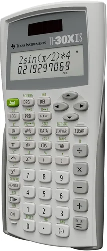 Vista 4 de Calculadora científica Texas Instruments TI-30 X IIS 2-Linea, Blanco