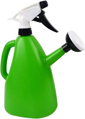 Vista 8 de Regadera y rociador de doble uso Herramienta de jardín Botella rociadora de riego 1 L (azul)
