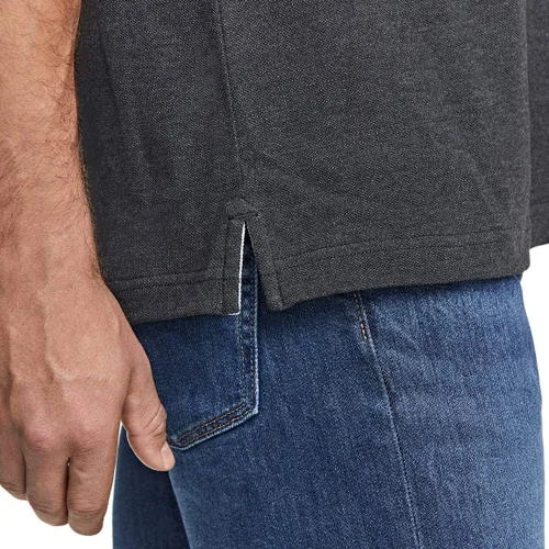 Vista 5 de TSLA Camisas polo de piqué de algodón para hombre, ajuste clásico, manga corta, lisas, casuales, de rendimiento, elástica, para golf