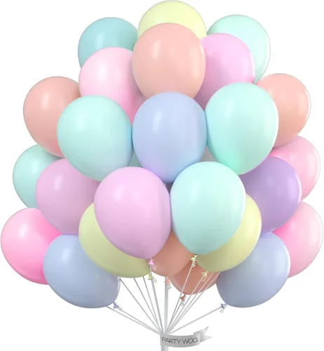 Vista 19 de PartyWoo Globos negros y dorados, 66 globos de 12 pulgadas color negro mate cromado metálico dorado para graduación, baby shower, cumpleaños, Año
