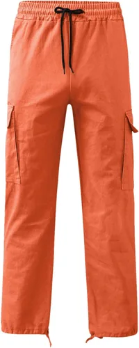 Vista 72 de Pantalones deportivos para hombre, pantalones de otoño e invierno y sólidos para hombres y hombres, cómodos con múltiples bolsillos