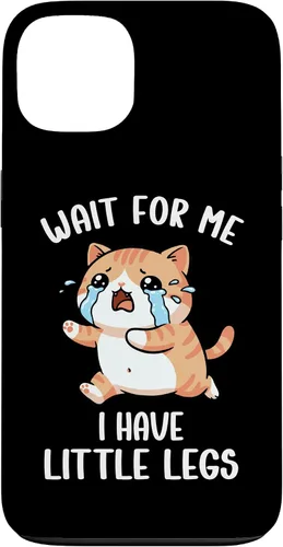 Vista 7 de Funny Short Legs Cat Meme Wait for Me, I Have Little Legs Case for iPhone 17
