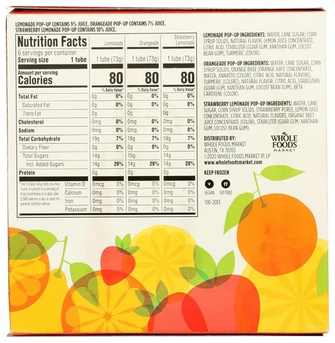 Vista 3 de 365 by Whole Foods Market, Popups Citrus, 3 onzas líquidas cada uno, 6 unidades (paquete de 1)