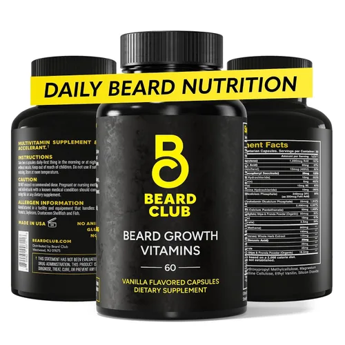 Vista 12 de The Beard Club Crema para Barba de Biotina - Mantequilla de Karité Hidratante y Humectante para un Vello Facial y Piel Más Saludables
