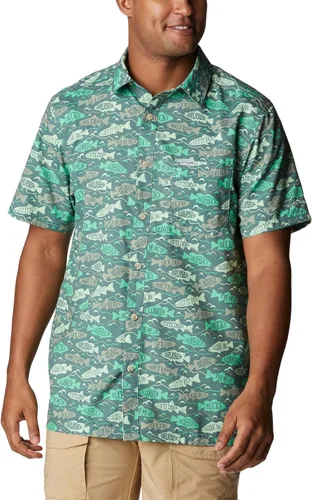 Vista 66 de Columbia - Camisa Super Slack Tide Camp de manga corta para hombre