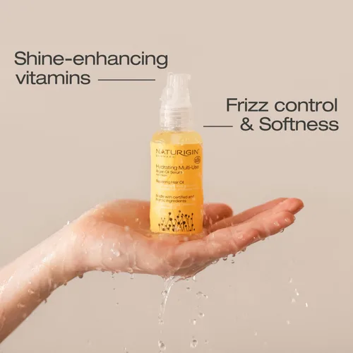 Vista 8 de Naturigin Aceite nutritivo para el cabello con aceite de argán: repara y fortalece todo tipo de cabello, reduce el encrespamiento, evita las puntas