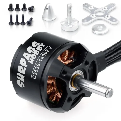 Vista 8 de Surpass C3530 1100KV Motor sin escobillas para aviones RC Ala fija
