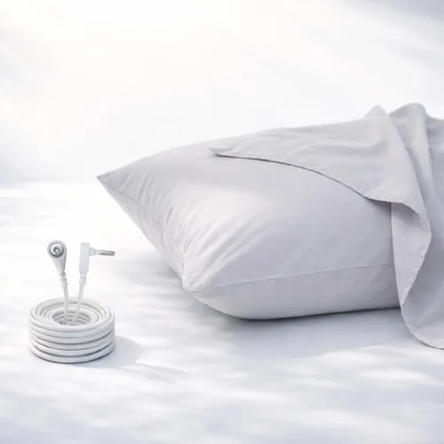 Vista 12 de Sábana ajustable GroundLuxe de fibra de plata 10% orgánica