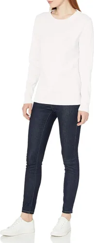 Vista 4 de Tienda Essentials - Suéter para mujer (100% algodón), diseño de cuello redondo
