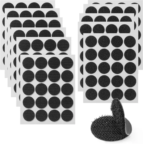Vista 23 de Art3d - 40 juegos de puntos adhesivos de 1 x 1 pulgada, con parte trasera adhesiva, de doble cara, resistente (redondo)
