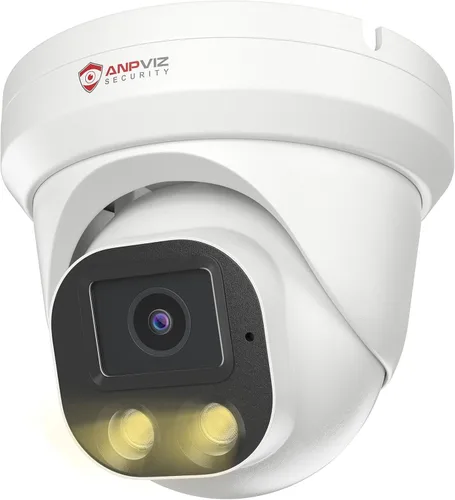 Vista 10 de Anpviz 4MP PoE Cámara Negro, Torreta Seguridad IP Cámara Exterior Alámbrico