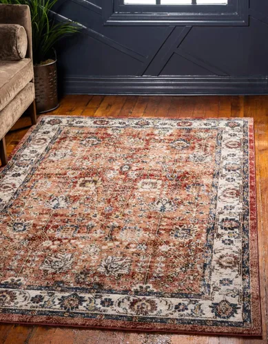 Vista 12 de Unique Loom Utopia Collection - Alfombra tradicional clásica de inspiración vintage con tonos cálidos