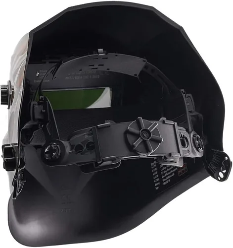 Vista 4 de KT Industries Casco de soldadura de oscurecimiento automático de acero americano (4-1052)