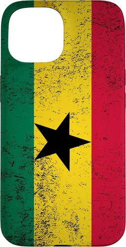 Vista 6 de Grunge Ghana Flag Vintage Accra West African Ghanaian Gift Case for iPhone 17