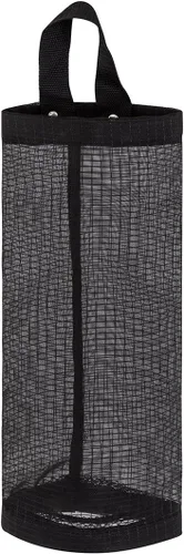 Vista 8 de Soporte para bolsas de plástico, 2 piezas de poliéster para bolsas de comestibles, dispensador de plástico, plegable, transpirable, lavable