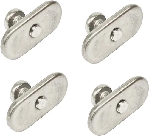 Vista 2 de 4 Pcs Rail Track Screws Track Nuts Boat Kayak Rail Slide Track Fitting