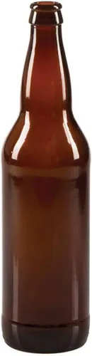 Vista 2 de Botellas de cuello largo ámbar con tapa de corona de 22 onzas, caja de 12 por Home Brew Ohio