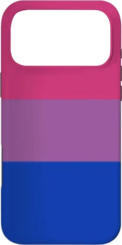 Vista 22 de Funda de colores de la bandera del orgullo bisexual para iPhone 16