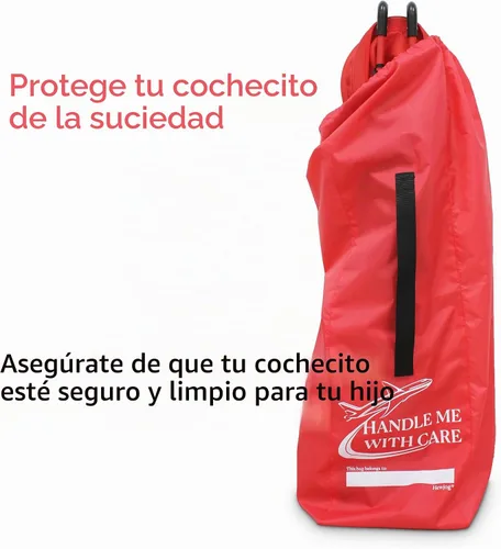 Vista 2 de Bolsa de viaje para cochecito de avión, para cochecitos de paraguas individuales, color negro