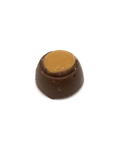Vista 3 de Mini Buckeyes de mantequilla de maní con chocolate con leche (bolsa resellable de 1 libra con cierre de cremallera)