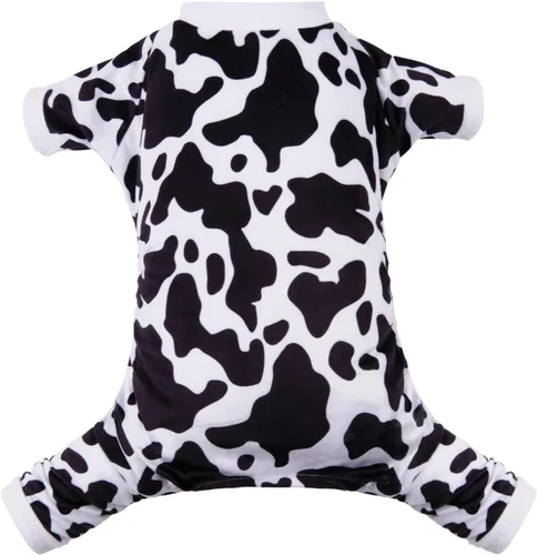 Vista 11 de CuteBone - Pijama mameluco de Navidad para perros, linda para vacaciones de invierno, P186XS