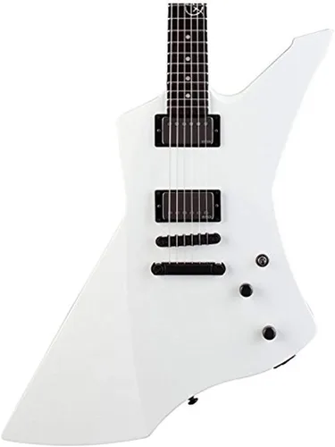 Vista 2 de ESP LTD James Hetfield Signature Snakebyte - Blanco Nieve